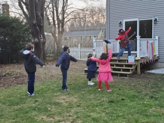 Happy Birthday outdoors w a mask!