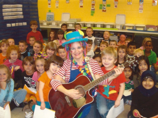 Happy Julie Halloween with 1st grades 2010